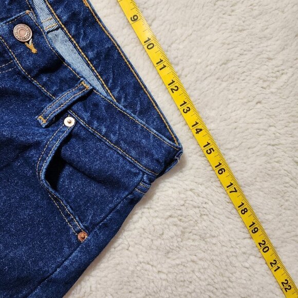 Vintage 70s Levis Jeans 30x29 Orange Tab 684 0217 Frayed Hem Dark Wash Mid Rise - Picture 10 of 11